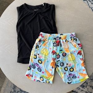Posh Peanut Boys Shorts & Tank set